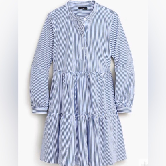 J crew blue and white striped dress - Picture 5 of 8